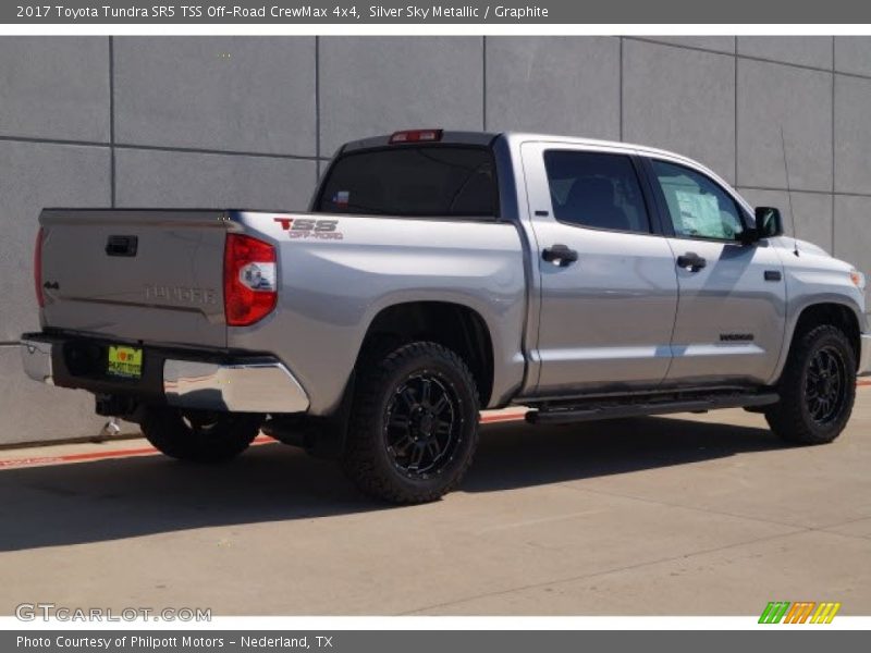 Silver Sky Metallic / Graphite 2017 Toyota Tundra SR5 TSS Off-Road CrewMax 4x4
