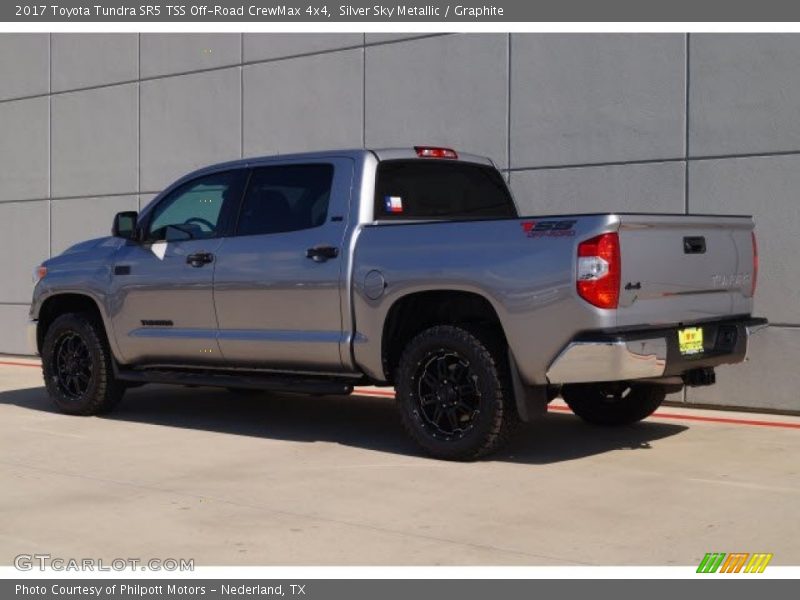 Silver Sky Metallic / Graphite 2017 Toyota Tundra SR5 TSS Off-Road CrewMax 4x4