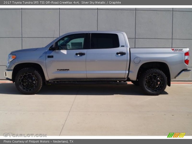 Silver Sky Metallic / Graphite 2017 Toyota Tundra SR5 TSS Off-Road CrewMax 4x4