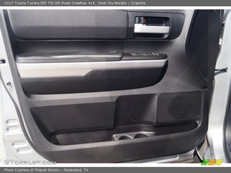 Silver Sky Metallic / Graphite 2017 Toyota Tundra SR5 TSS Off-Road CrewMax 4x4