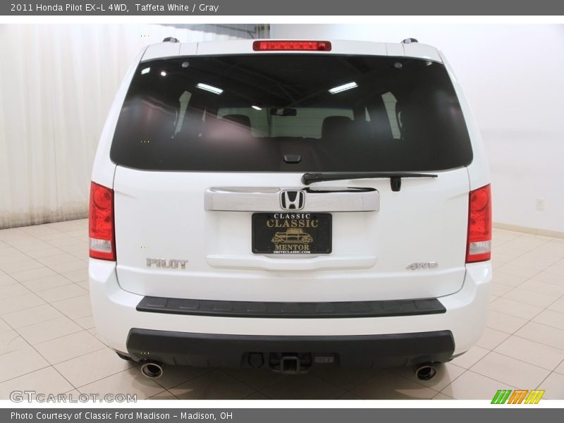 Taffeta White / Gray 2011 Honda Pilot EX-L 4WD