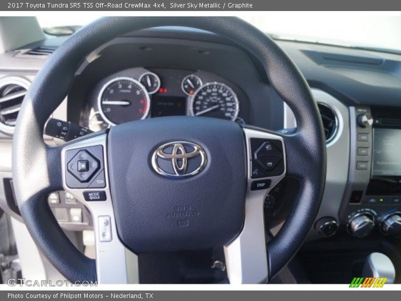 Silver Sky Metallic / Graphite 2017 Toyota Tundra SR5 TSS Off-Road CrewMax 4x4