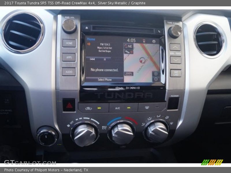Silver Sky Metallic / Graphite 2017 Toyota Tundra SR5 TSS Off-Road CrewMax 4x4