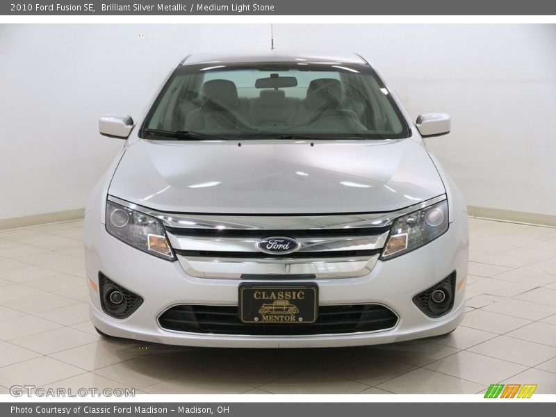 Brilliant Silver Metallic / Medium Light Stone 2010 Ford Fusion SE