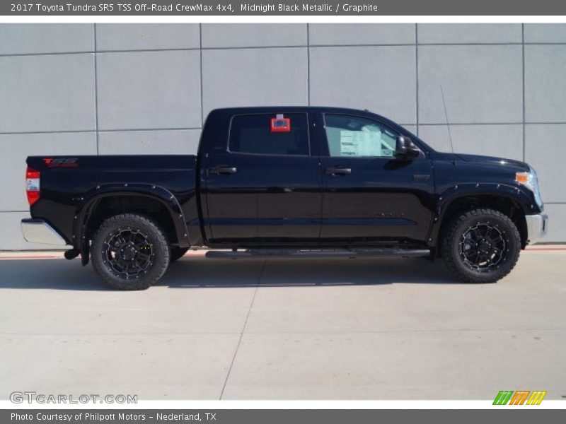 Midnight Black Metallic / Graphite 2017 Toyota Tundra SR5 TSS Off-Road CrewMax 4x4