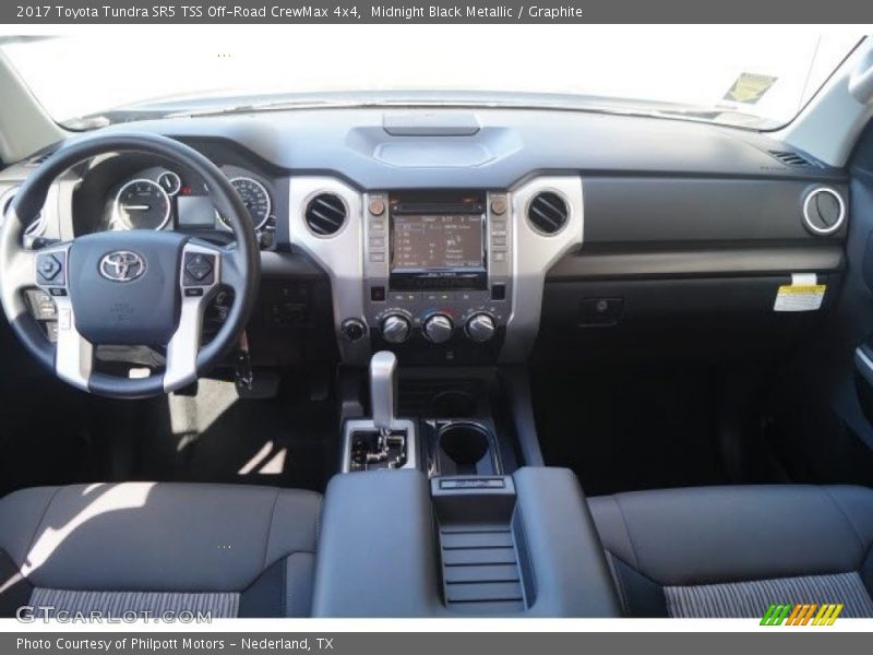 Dashboard of 2017 Tundra SR5 TSS Off-Road CrewMax 4x4