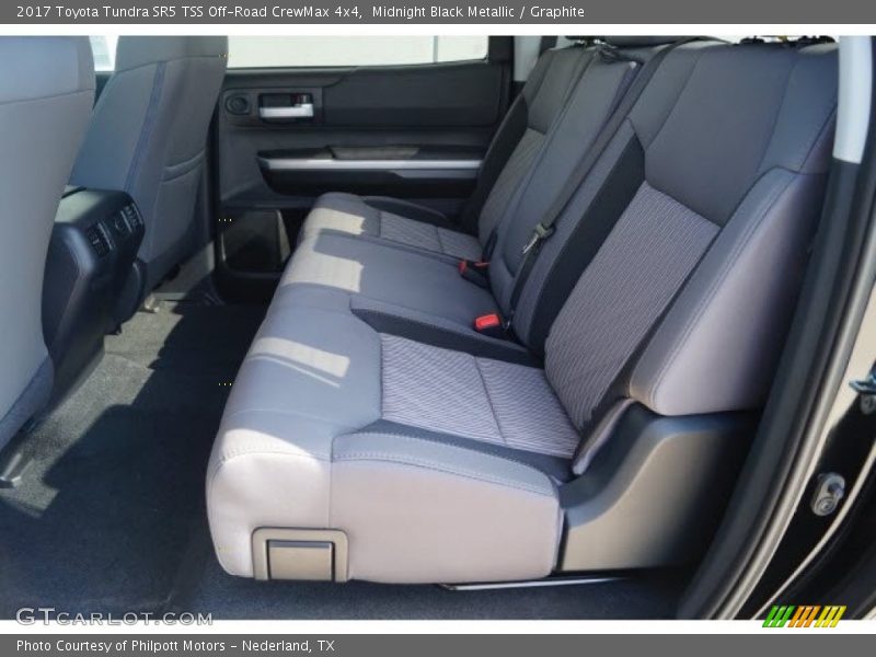 Rear Seat of 2017 Tundra SR5 TSS Off-Road CrewMax 4x4