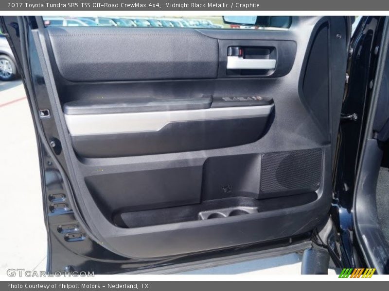Midnight Black Metallic / Graphite 2017 Toyota Tundra SR5 TSS Off-Road CrewMax 4x4