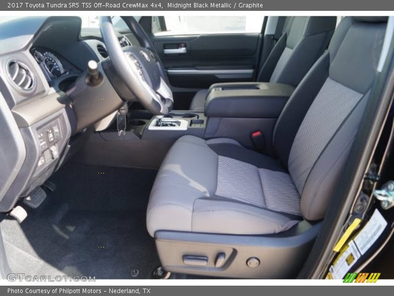 Midnight Black Metallic / Graphite 2017 Toyota Tundra SR5 TSS Off-Road CrewMax 4x4