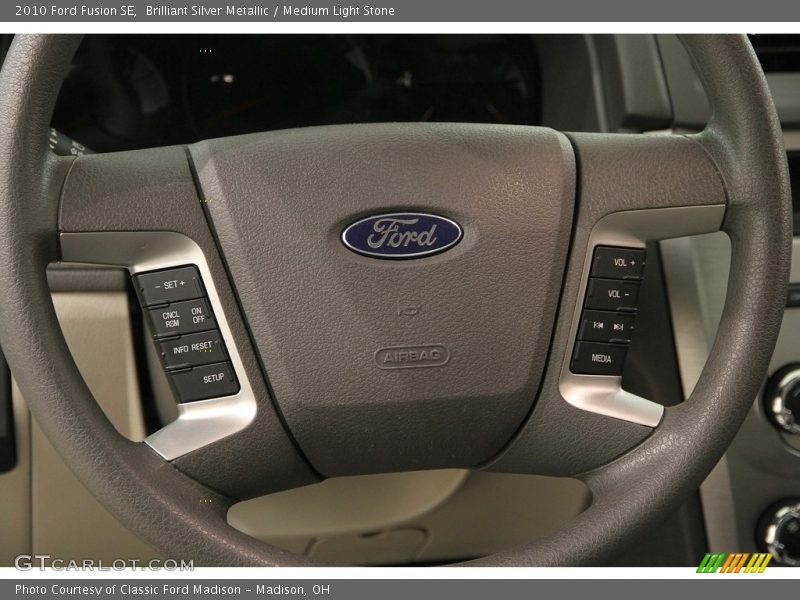 Brilliant Silver Metallic / Medium Light Stone 2010 Ford Fusion SE