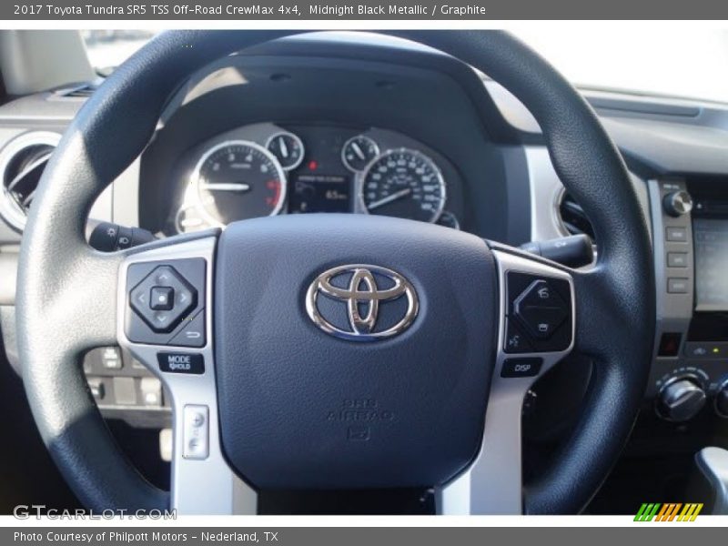 Midnight Black Metallic / Graphite 2017 Toyota Tundra SR5 TSS Off-Road CrewMax 4x4
