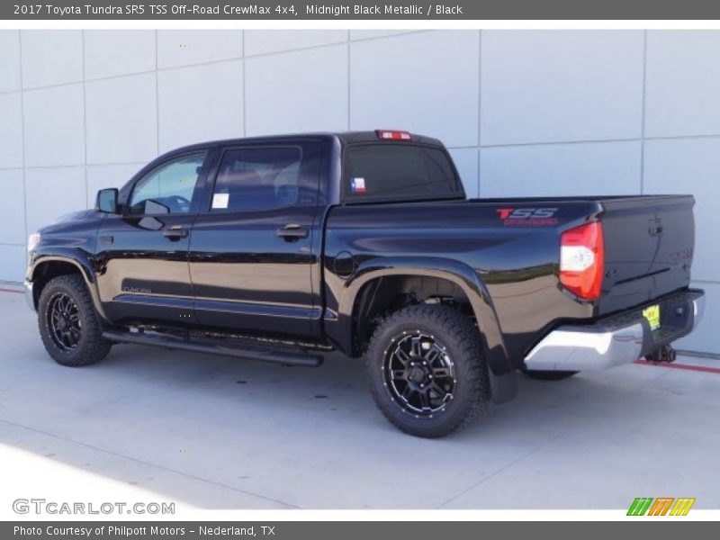 Midnight Black Metallic / Black 2017 Toyota Tundra SR5 TSS Off-Road CrewMax 4x4