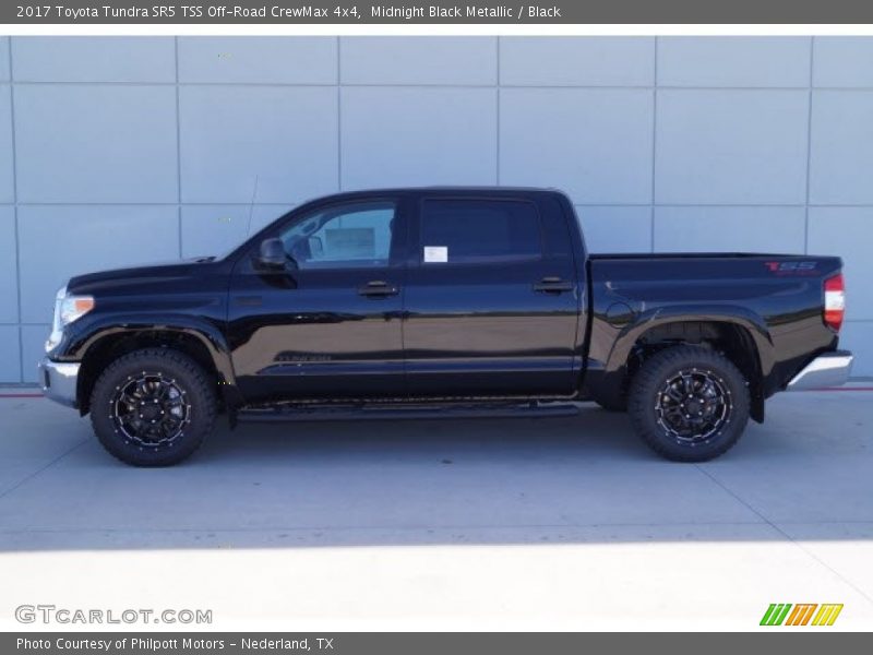 Midnight Black Metallic / Black 2017 Toyota Tundra SR5 TSS Off-Road CrewMax 4x4