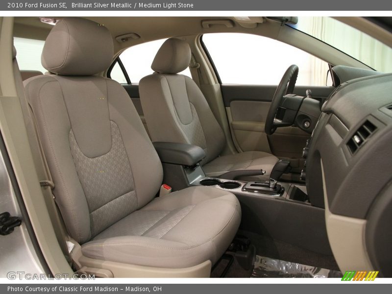 Brilliant Silver Metallic / Medium Light Stone 2010 Ford Fusion SE