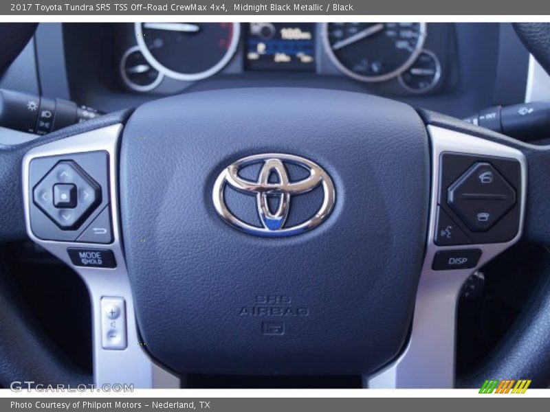Midnight Black Metallic / Black 2017 Toyota Tundra SR5 TSS Off-Road CrewMax 4x4