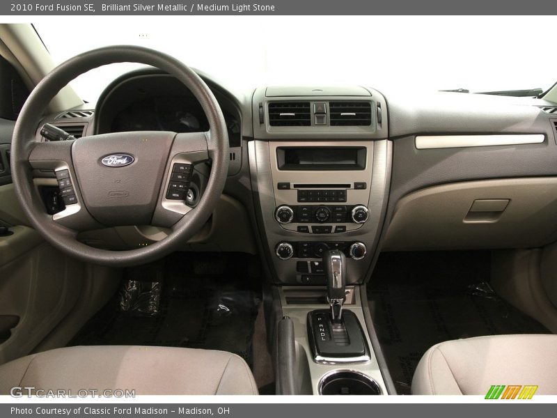Brilliant Silver Metallic / Medium Light Stone 2010 Ford Fusion SE