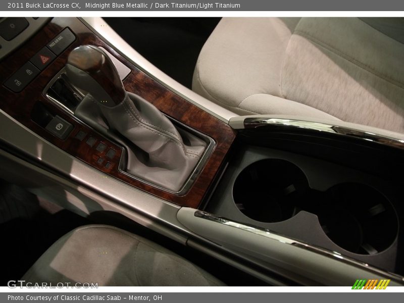 Midnight Blue Metallic / Dark Titanium/Light Titanium 2011 Buick LaCrosse CX