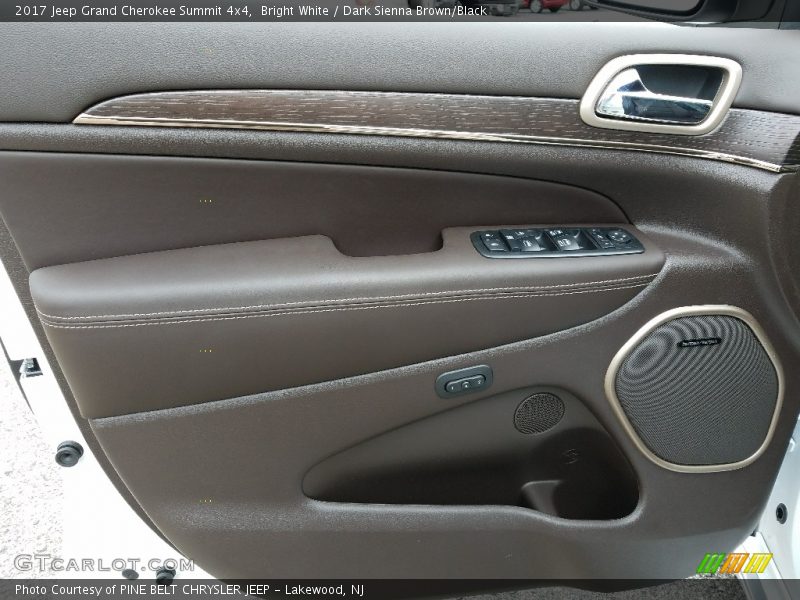 Bright White / Dark Sienna Brown/Black 2017 Jeep Grand Cherokee Summit 4x4
