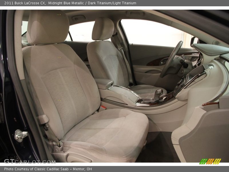 Midnight Blue Metallic / Dark Titanium/Light Titanium 2011 Buick LaCrosse CX