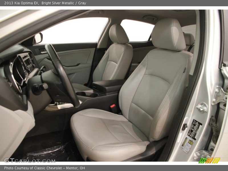 Bright Silver Metallic / Gray 2013 Kia Optima EX