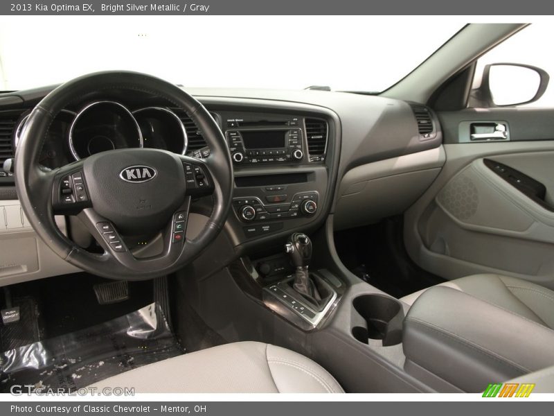 Bright Silver Metallic / Gray 2013 Kia Optima EX