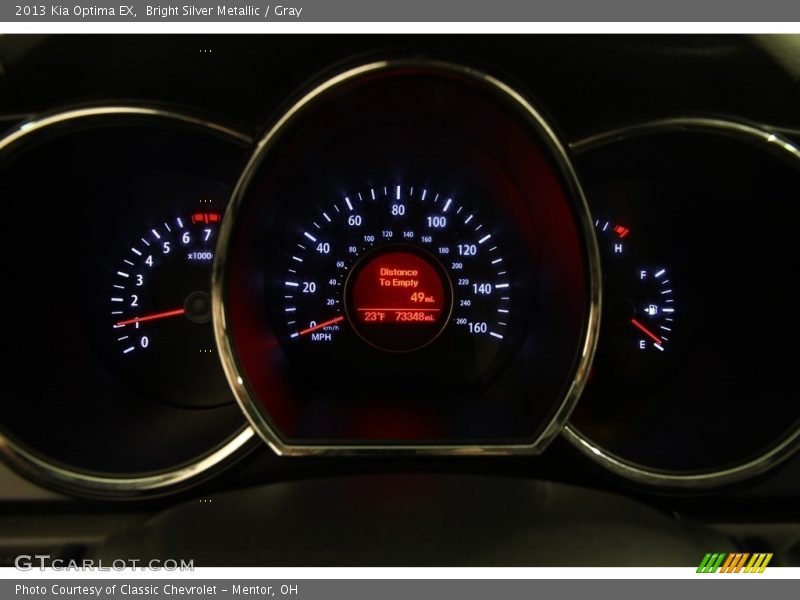 Bright Silver Metallic / Gray 2013 Kia Optima EX