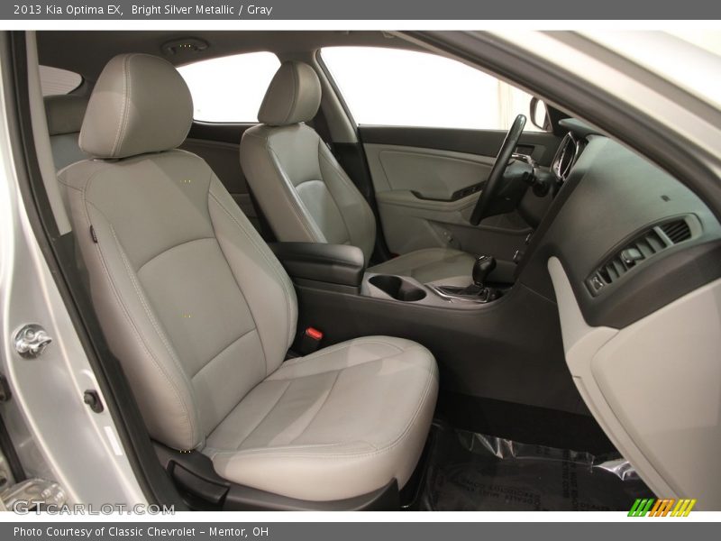 Bright Silver Metallic / Gray 2013 Kia Optima EX