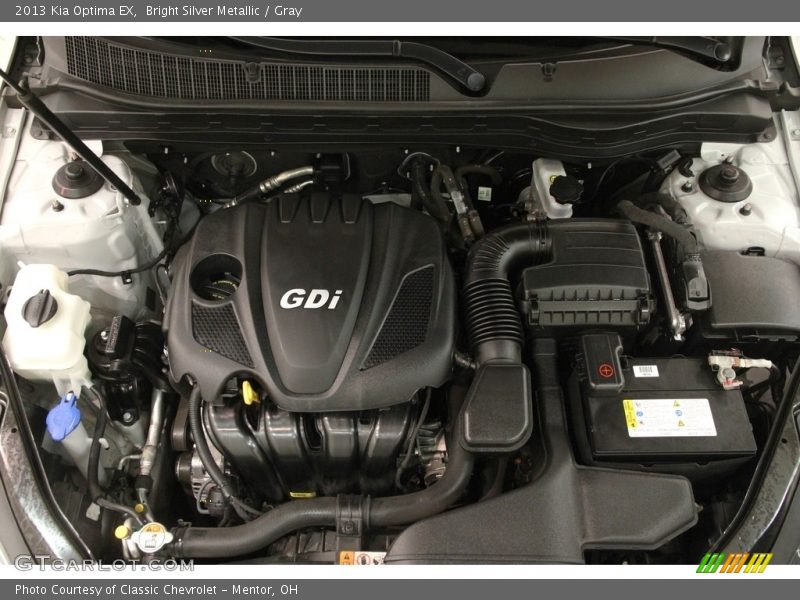 Bright Silver Metallic / Gray 2013 Kia Optima EX