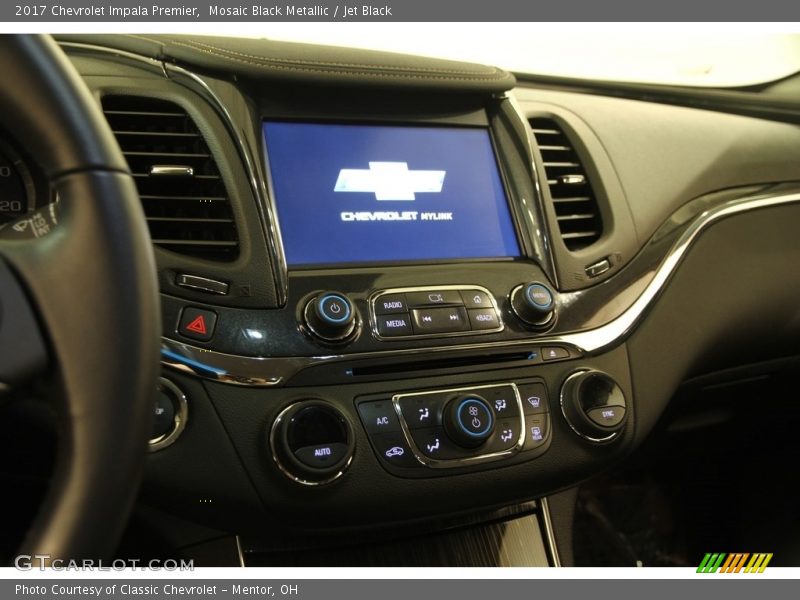 Mosaic Black Metallic / Jet Black 2017 Chevrolet Impala Premier