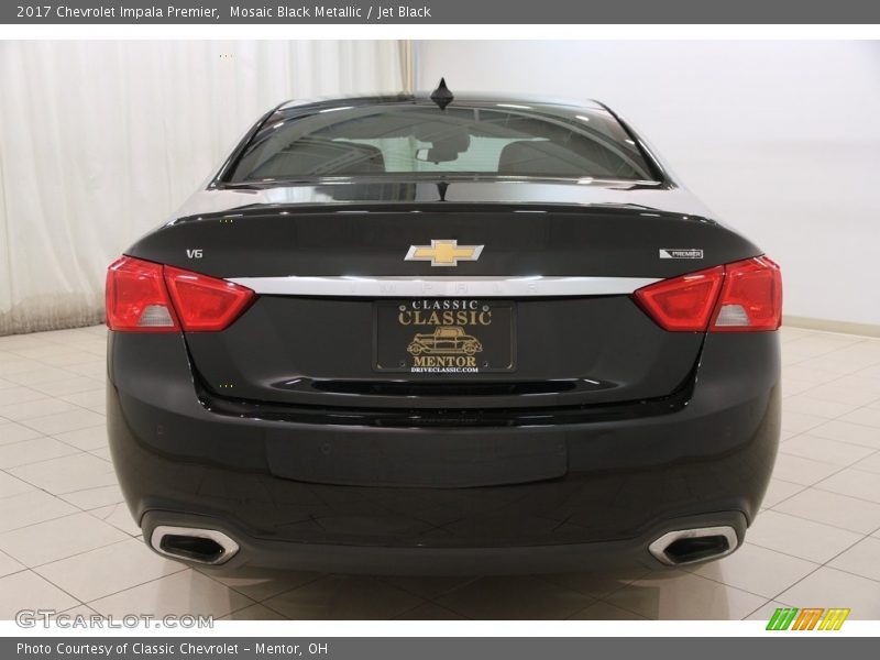 Mosaic Black Metallic / Jet Black 2017 Chevrolet Impala Premier