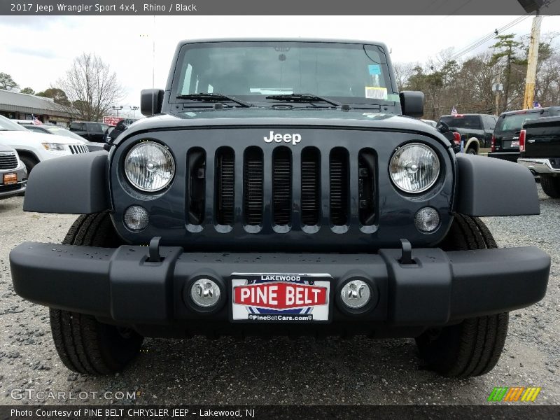 Rhino / Black 2017 Jeep Wrangler Sport 4x4