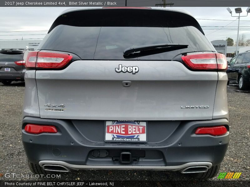 Billet Silver Metallic / Black 2017 Jeep Cherokee Limited 4x4
