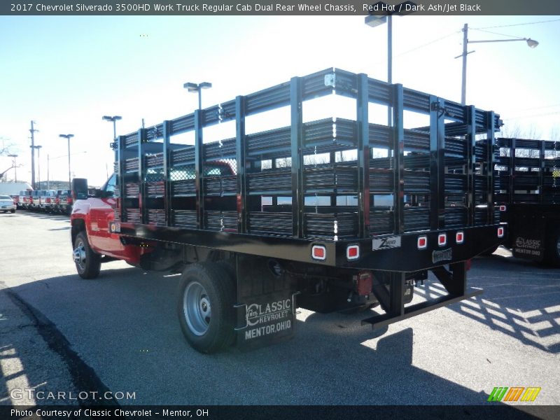 Red Hot / Dark Ash/Jet Black 2017 Chevrolet Silverado 3500HD Work Truck Regular Cab Dual Rear Wheel Chassis
