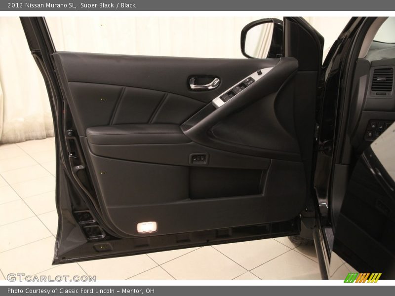 Super Black / Black 2012 Nissan Murano SL