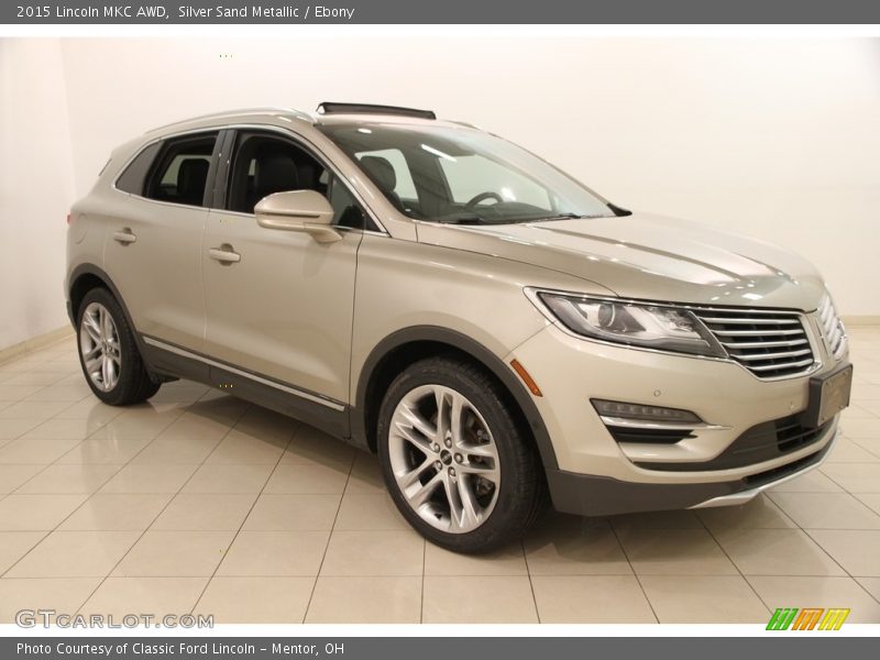 Silver Sand Metallic / Ebony 2015 Lincoln MKC AWD