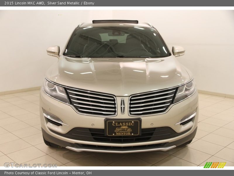 Silver Sand Metallic / Ebony 2015 Lincoln MKC AWD