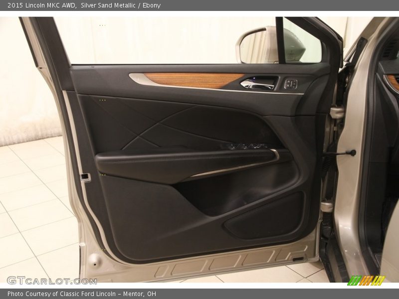 Silver Sand Metallic / Ebony 2015 Lincoln MKC AWD