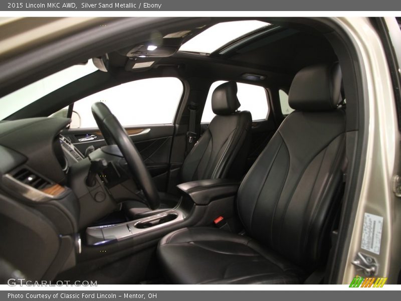 Silver Sand Metallic / Ebony 2015 Lincoln MKC AWD