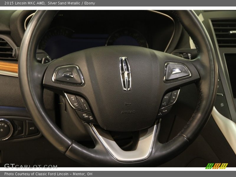 Silver Sand Metallic / Ebony 2015 Lincoln MKC AWD