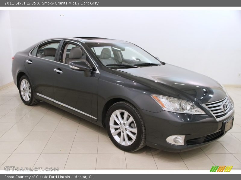 Smoky Granite Mica / Light Gray 2011 Lexus ES 350