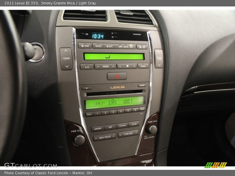 Smoky Granite Mica / Light Gray 2011 Lexus ES 350