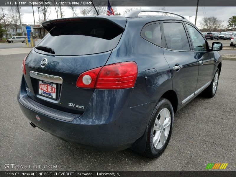 Graphite Blue / Black 2013 Nissan Rogue SV AWD