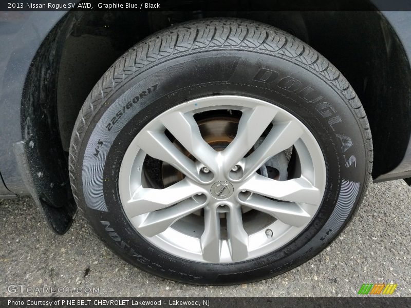 Graphite Blue / Black 2013 Nissan Rogue SV AWD