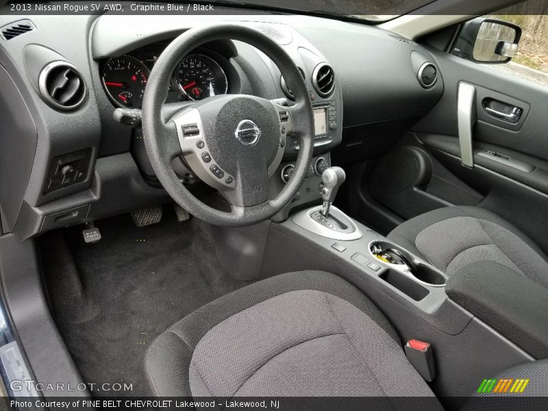 Graphite Blue / Black 2013 Nissan Rogue SV AWD