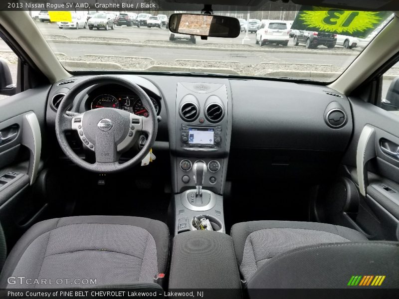 Graphite Blue / Black 2013 Nissan Rogue SV AWD