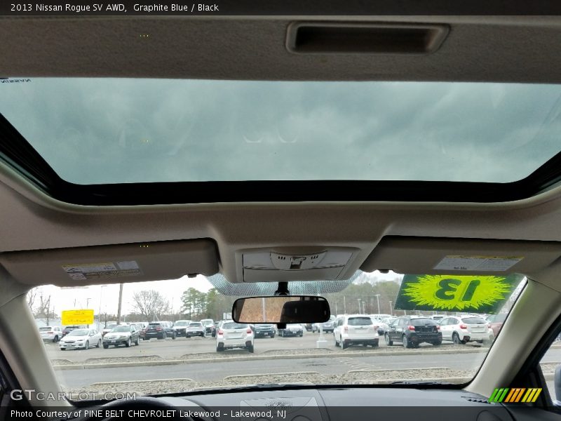 Graphite Blue / Black 2013 Nissan Rogue SV AWD