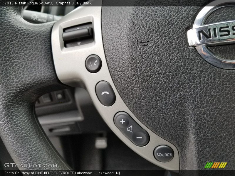 Graphite Blue / Black 2013 Nissan Rogue SV AWD