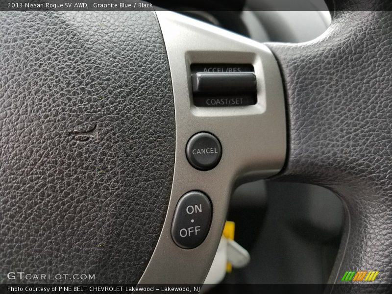 Graphite Blue / Black 2013 Nissan Rogue SV AWD