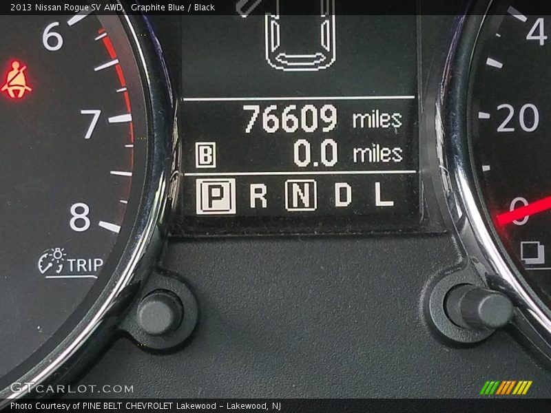 Graphite Blue / Black 2013 Nissan Rogue SV AWD