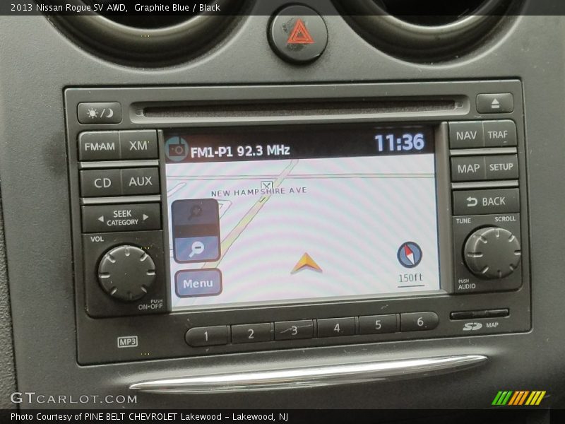 Graphite Blue / Black 2013 Nissan Rogue SV AWD